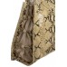6126 by Lindsay Lohan Tempest Handbag Python Printed Leather Beige Pink 