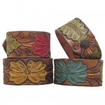 Dogwood Leather Cuff
