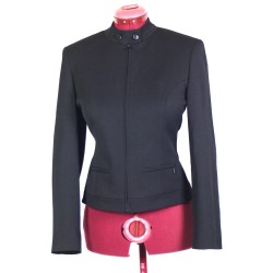 InWear Black Moto Motorcycle Jacket Size Petite 2 XS EUR 38 UK8